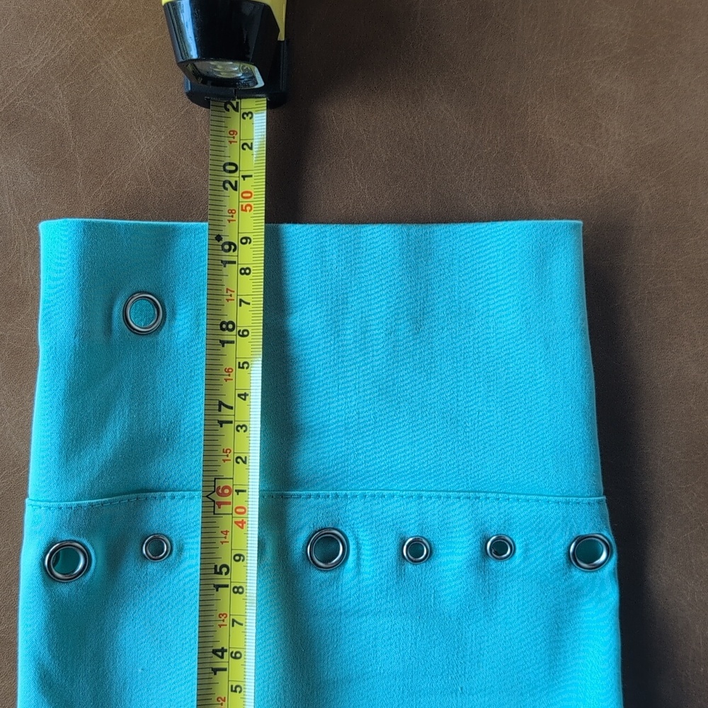 NANCY BOLEN City Girl - Blazer w/Riveted Cutouts - Aqua - 18 - Like New - Picture 14 of 15